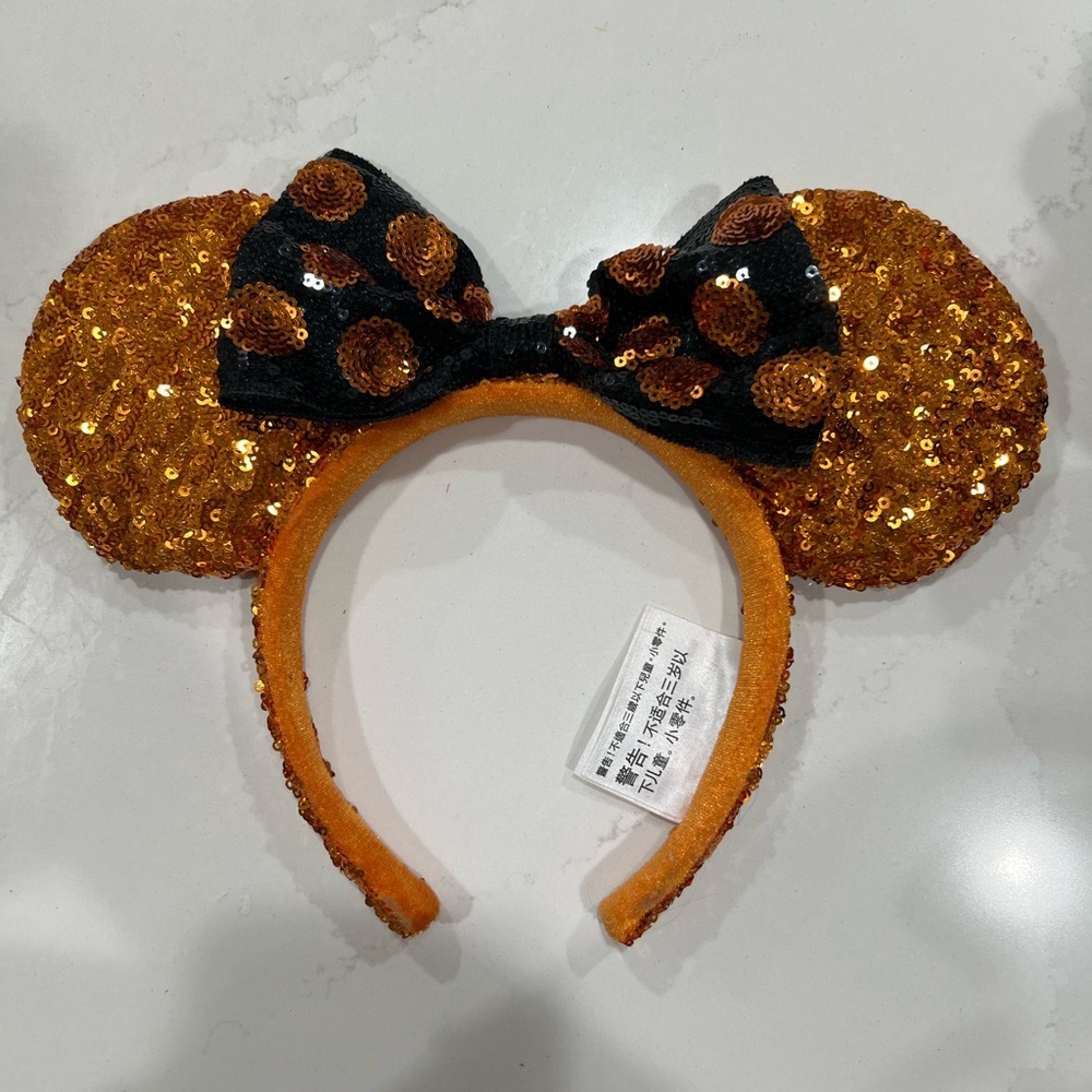 Disney Sequin Minnie Mouse Ears Headband